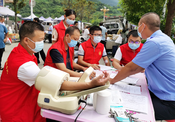 健康向上 熱心公益——旬陽縣甘溪鎮積極組織無償獻血活動